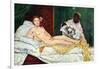 Olympia No.1-Edouard Manet-Framed Art Print