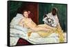 Olympia No.1-Edouard Manet-Framed Stretched Canvas