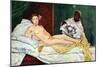 Olympia No.1-Edouard Manet-Mounted Art Print