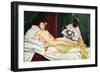 Olympia No.1-Edouard Manet-Framed Premium Giclee Print