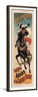 Olympia Paris Hippodrome: Exhibition of Arabs-Theophile Alexandre Steinlen-Framed Art Print