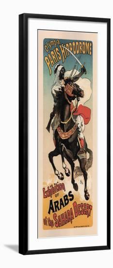 Olympia Paris Hippodrome: Exhibition of Arabs-Theophile Alexandre Steinlen-Framed Art Print