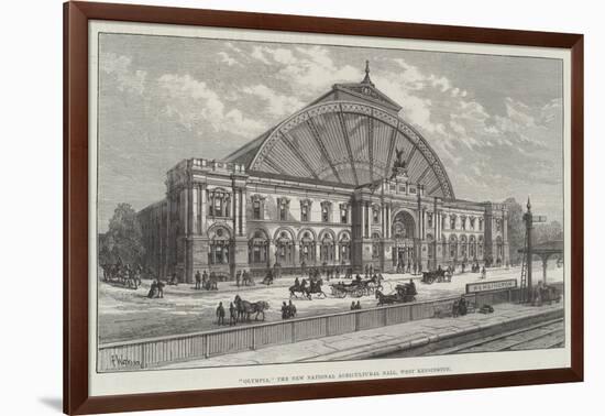 Olympia, the New National Agricultural Hall, West Kensington-Frank Watkins-Framed Giclee Print