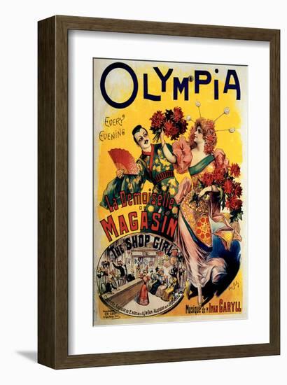 Olympia, The Shop Girl Operette-Louis Galice-Framed Art Print