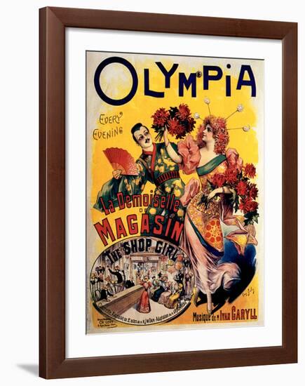 Olympia, The Shop Girl Operette-null-Framed Art Print