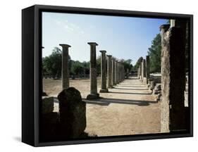 Olympia, Unesco World Heritage Site, Greece-Oliviero Olivieri-Framed Stretched Canvas