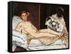 Olympia-Edouard Manet-Framed Stretched Canvas