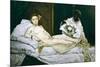 Olympia-Edouard Manet-Mounted Premium Giclee Print