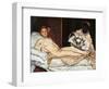 Olympia-Edouard Manet-Framed Art Print