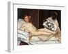 Olympia-Edouard Manet-Framed Art Print