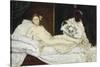 Olympia-Edouard Manet-Stretched Canvas