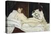 Olympia-Edouard Manet-Stretched Canvas