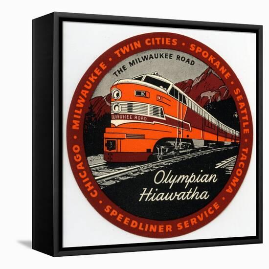 Olympian Hiawatha Tag-null-Framed Stretched Canvas