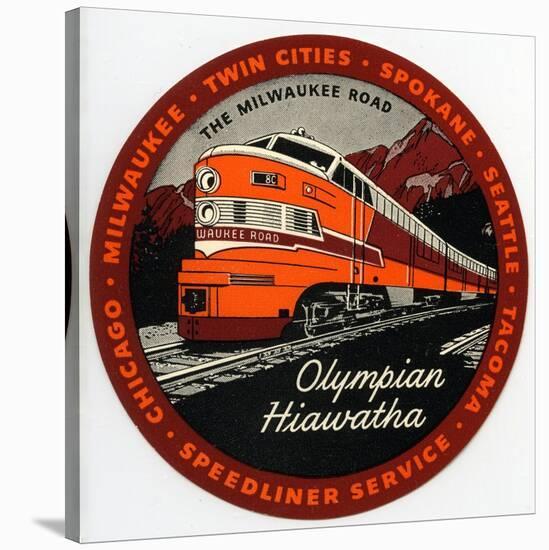 Olympian Hiawatha Tag-null-Stretched Canvas