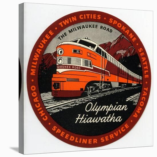 Olympian Hiawatha Tag-null-Stretched Canvas