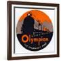 Olympian, the Milwaukee Road: Electrified over the Mountains-null-Framed Giclee Print