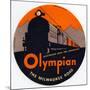Olympian, the Milwaukee Road: Electrified over the Mountains-null-Mounted Giclee Print