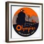 Olympian, the Milwaukee Road: Electrified over the Mountains-null-Framed Giclee Print