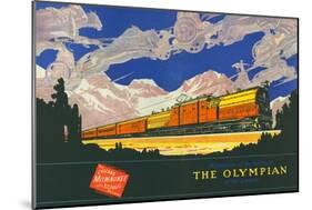 Olympians of the Past and the Olympian of the Present-null-Mounted Giclee Print