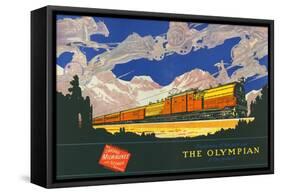 Olympians of the Past and the Olympian of the Present-null-Framed Stretched Canvas