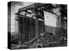 Olympic and Titanic Being Built-null-Stretched Canvas