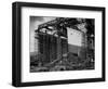 Olympic and Titanic Being Built-null-Framed Photographic Print