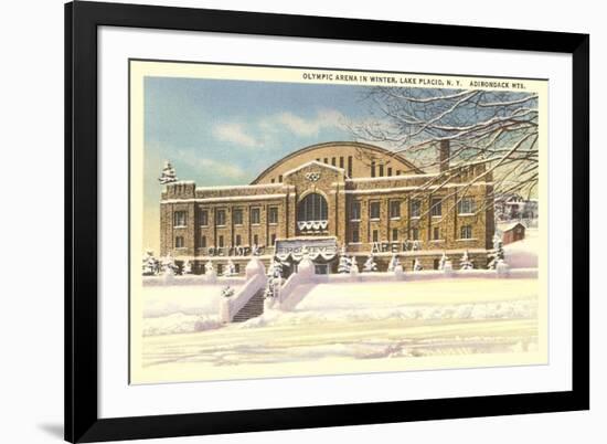 Olympic Arena, Lake Placid, New York-null-Framed Premium Giclee Print