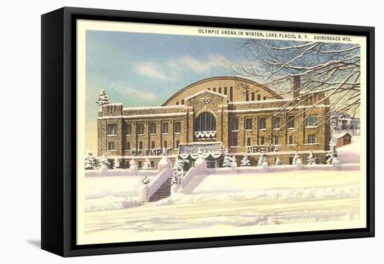 Olympic Arena, Lake Placid, New York-null-Framed Stretched Canvas