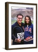 Olympic Athletes Harold Connolly and His Wife Olga in Los Angeles Pre-Olympics 1972-Bill Eppridge-Framed Photographic Print