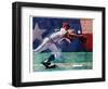 Olympic Baseball-Michael Dudash-Framed Art Print