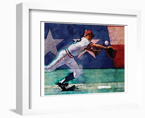 Olympic Baseball-Michael Dudash-Framed Art Print