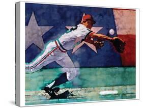 Olympic Baseball-Michael Dudash-Stretched Canvas
