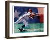 Olympic Baseball-Michael Dudash-Framed Art Print