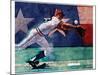 Olympic Baseball-Michael Dudash-Mounted Art Print