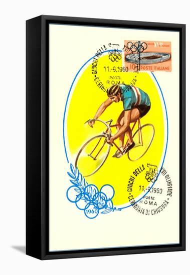 Olympic Bicycling, 1960-null-Framed Stretched Canvas