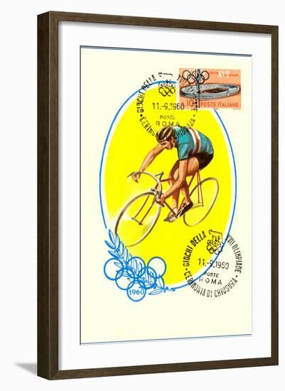 Olympic Bicycling, 1960-null-Framed Art Print