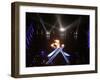 Olympic Cauldron after Being Lit at the Opening Ceremony for the 2010 Olympics-null-Framed Photographic Print