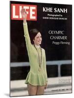 Olympic Charmer Peggy Fleming, February 23, 1968-Art Rickerby-Mounted Photographic Print