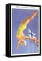 Olympic Diving, Helsinki, Finland, 1952-null-Framed Stretched Canvas