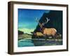 Olympic Elk-Bruce Bontrager-Framed Giclee Print