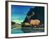 Olympic Elk-Bruce Bontrager-Framed Giclee Print