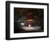 Olympic Flame is Lit During the Opening Ceremony for the Vancouver 2010 Olympics-null-Framed Photographic Print