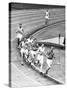 Olympic Games 1952 : Emil Zatopek in the Lead During 5000 M. Race July 25, 1952-null-Stretched Canvas