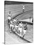 Olympic Games 1952 : Emil Zatopek in the Lead During 5000 M. Race July 25, 1952-null-Stretched Canvas