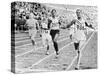 Olympic Games in Helsinki : Malvin Whitfield (USA) Winning the 800 Meters Race in 1 Minute 49 Sec-null-Stretched Canvas