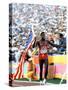 Olympic Games in Los Angeles, 1984 : 100M : Carl Lewis Winner-null-Stretched Canvas