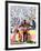 Olympic Games in Los Angeles, 1984 : 100M : Carl Lewis Winner-null-Framed Photo