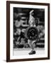 Olympic Games in Los Angeles, 1984 : Weightlifting: Chinese Wu Shude July 30, 1984-null-Framed Photo