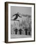 Olympic Hopeful, Bud Werner, Jumping Slope, at Sun Valley Training Camp-null-Framed Premium Photographic Print