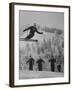 Olympic Hopeful, Bud Werner, Jumping Slope, at Sun Valley Training Camp-null-Framed Premium Photographic Print